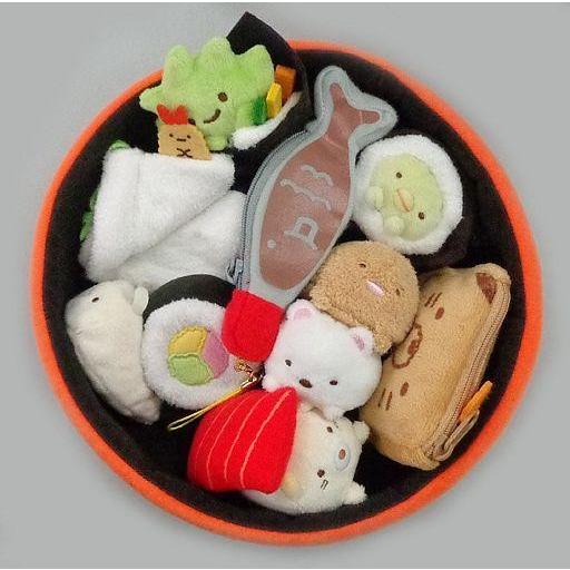 すみっコぐらし てのりぬいぐるみ なりきりお寿司の会 寿司桶 すしおけ