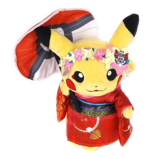 中古ぬいぐるみ 舞妓はんピカチュウ ぬいぐるみ 「ポケットモンスター