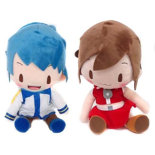 中古ぬいぐるみ 全2種セット メガジャンボふわふわぬいぐるみ“KAITO＆MEIKO” 「VOCALOID」