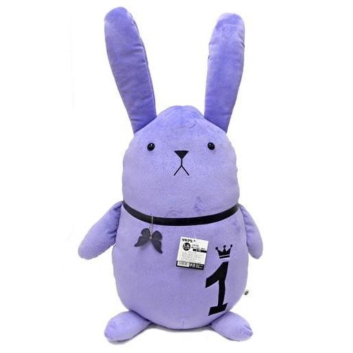 肌触りがいい ぬいぐるみ タグ有 美品 ツキウサ 1月 パープル ぬいぐるみ 特大 ツキウタ 公式 Www Midwa Org