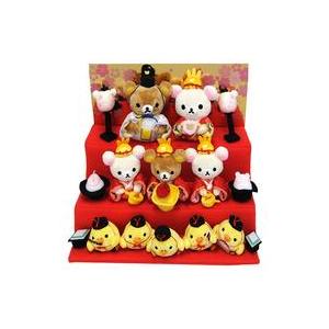 リラックマ ひな祭りぬいぐるみセット 中古ぬいぐるみ リラックマ＆コリラックマ＆キイロイトリ ひな祭り