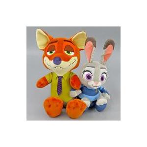 中古ぬいぐるみ ニック＆ジュディ ペアぬいぐるみ 「ズートピア
