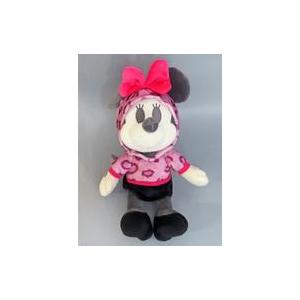ワッペ　SHRITA　ピンクレオパード　ミニーちゃん　ミニーの日　ぬいぐるみ 中古ぬいぐるみ ミニーマウス デココレ ピンクレオパードBIGぬいぐるみ