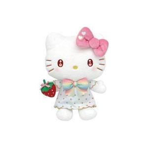 中古ぬいぐるみ ハローキティ いちご新聞50thアニバーサリー