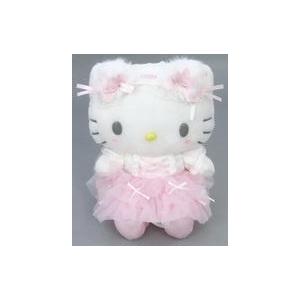 サンリオ ハローキティ 白猫バレリーナ ぬいぐるみ 中古ぬいぐるみ ハローキティ ぬいぐるみ 白猫バレリーナデザイン