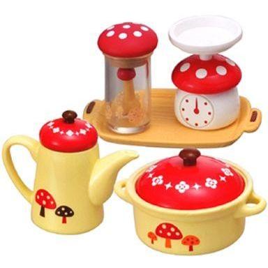 中古食玩 トレーディングフィギュア 2.きのこキッチン 「ぷちサンプルシリーズ きのこ雑貨店」