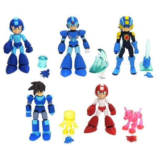 中古食玩 トレーディングフィギュア 全5種セット 「66アクションダッシュ ロックマン」