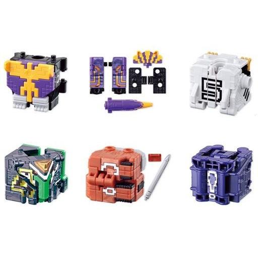 中古食玩 プラモデル 全6種セット 「ミニプラ 動物戦隊ジュウオウ 