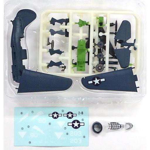 中古食玩 プラモデル 1/144 2-B.SB2C-4 ヘルダイバー 空母シャングリラ