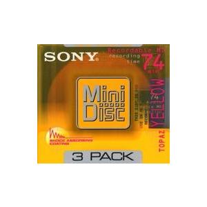中古MDディスク ソニー 録音用ミニディスク COLOR COLLECTION YELLOW