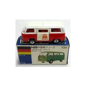 中古トミカ 1/67 フォルクスワーゲン マイクロバス(ホワイト×レッド/青