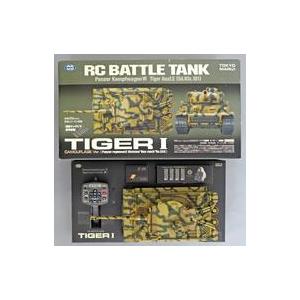 中古ラジコン 1/24 ドイツ重戦車 タイガーI 初期型 迷彩仕様 「RC