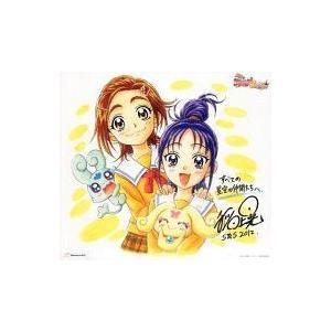 日向咲 美翔舞 書き下ろし色紙 ふたりはプリキュア Splash☆Star 中古紙製品(キャラクター) 日向咲＆美翔舞 稲上晃書き下ろし色紙 「DVD