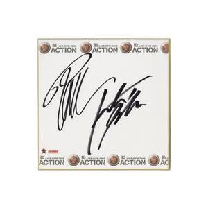 B'z LIVE-GYM 2008 ACTION 直筆サイン色紙