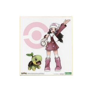 中古紙製品 ヒカリ＆ナエトル ありがひとし氏イラスト色紙