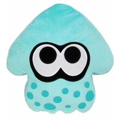 その他コレクション 趣味 中古クッション 抱き枕 本体 キャラクター イカ ターコイズ クッション Splatoon スプラトゥーン