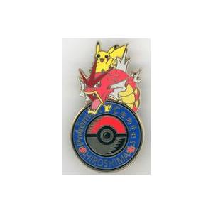 中古バッジ・ビンズ ピカチュウ＆ギャラドス ポケモンセンターヒロシマ