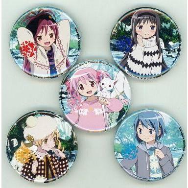 中古バッジ・ピンズ(キャラクター) 全5種セット カンバッヂ(缶バッジ) 「劇場版 魔法少女ま