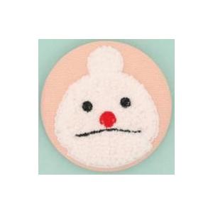中古バッジ・ビンズ ノンノン 「パペットスンスン もこもこカンバッジ