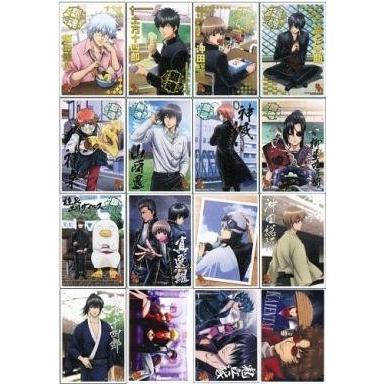 銀魂　ジャンボカードダス　クリアコレクション70枚まとめ売り 中古キャラカード(キャラクター) 全16種セット 「ジャンボカードダスEX