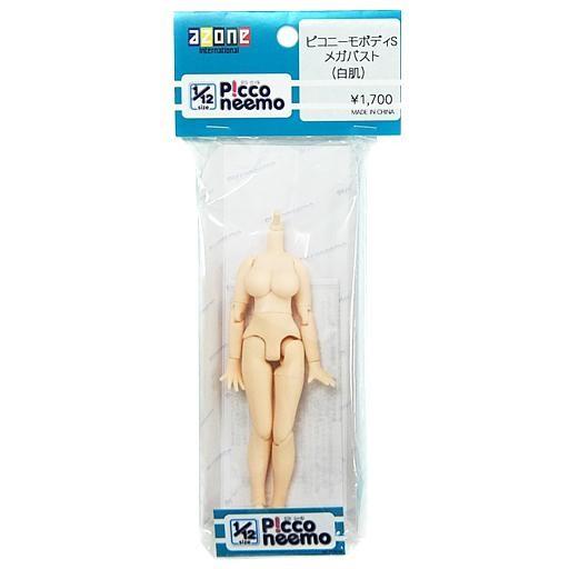 中古ドールアクセサリー 1/12 ピコニーモS用 メガバストボディ(白肌)