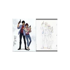 中古クリアファイル 冴羽りょう＆槇村香 原画展描き下ろし複製原画付き