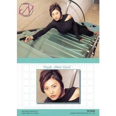 中古コレクションカード(女性) NO.018 ： 藤原紀香/Triple Shot Card/藤原紀香 トレーディングコレクション｜suruga-ya