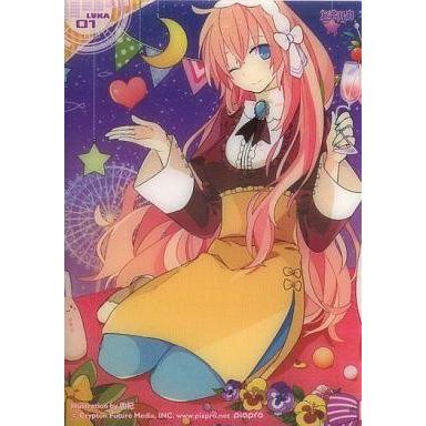 最安 中古アニメ系トレカ LUKA01 ： 巡音ルカ トレーディングカード