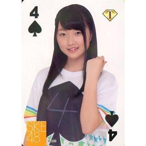 中古アイドル(AKB48・SKE48) スペードの4 ： 和田愛菜/レギュラーカード(トランプカードプラスアルファ)//SKE48｜suruga-ya