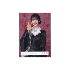 櫻坂46 大園玲　5th Anniversary ドレス衣装　ヒキ　直筆サイン 中古生写真(坂道シリーズ) 櫻坂46/大園玲/上半身/櫻坂46ランダム生写真