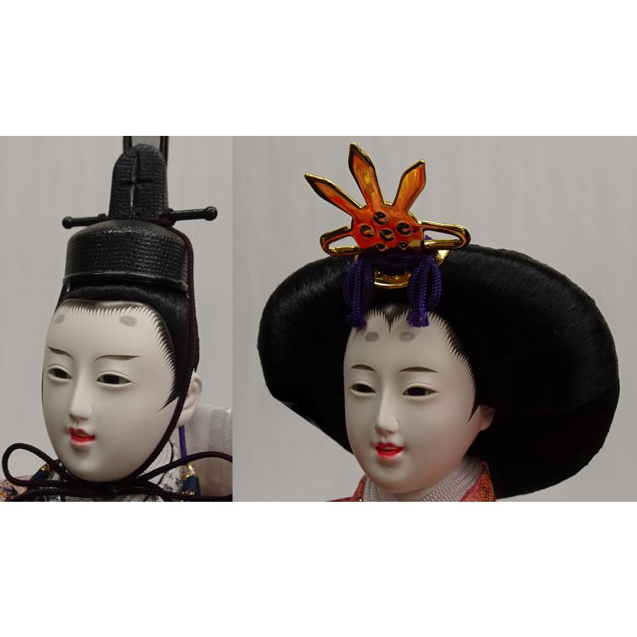 新品2023年☆雛人形 ケース飾り 間口55ｃｍケース人形　手毬桜 親王飾り 雛人形 ケース飾り 間口55cm黒塗り手毬桜 三五親王菱台飾り