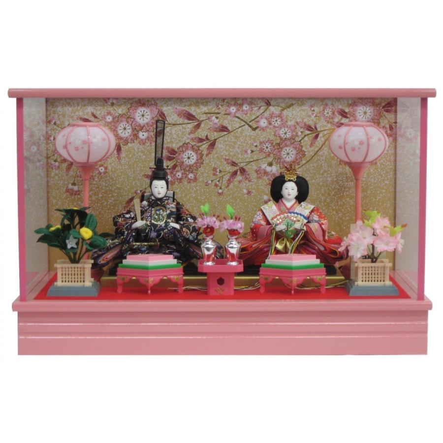 雛人形 手毬桜 金彩 木製 三段 雛人形 手毬桜 金彩 木製 三段