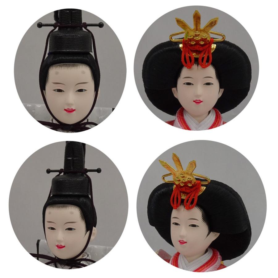 雛人形 ケース飾り 間口56cm木目ピンク塗金彩リボン桜結び　親王木製御所・御篭 雛人形 ケース飾り 間口56cm木目ピンク塗金彩リボン桜結び