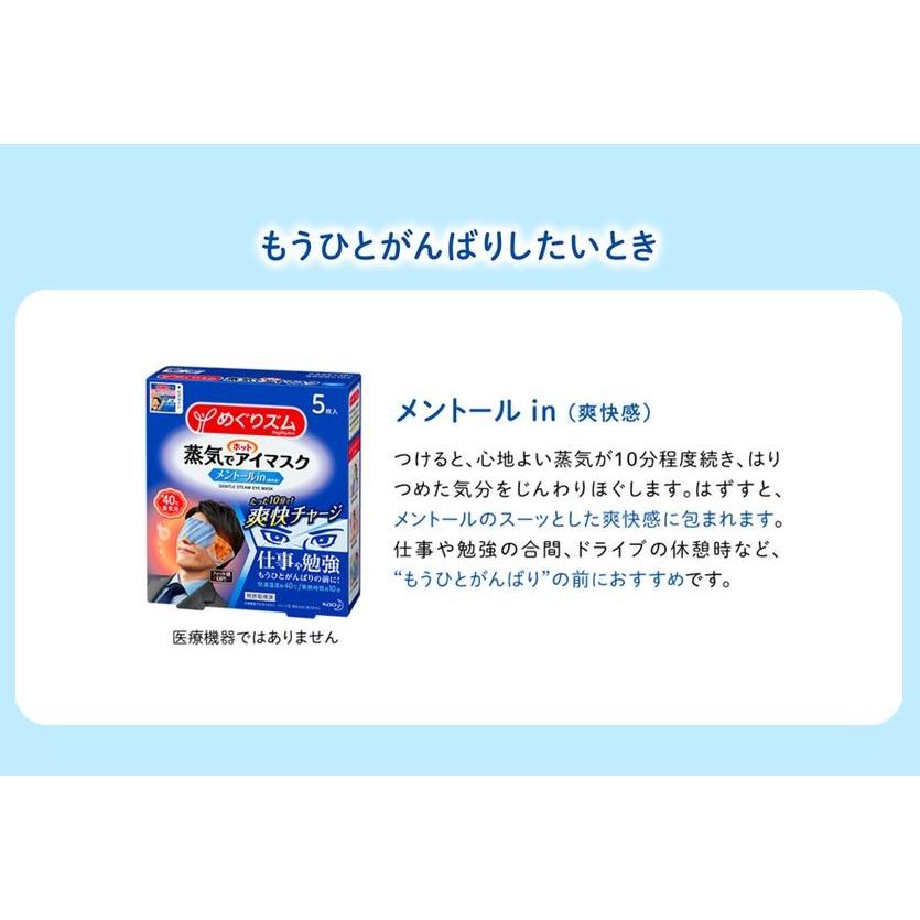 3003円 高級品 まとめ販売24個 送料込 一部地域を除く めぐりズム 蒸気でホットアイマスク メントール 5枚入