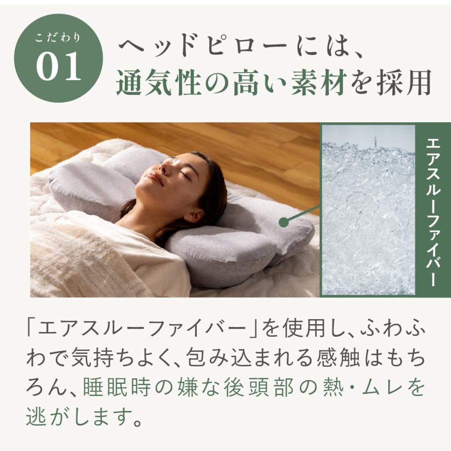 公式]【首と肩がホッとする横寝枕 サイドフィット】 枕 ピロー