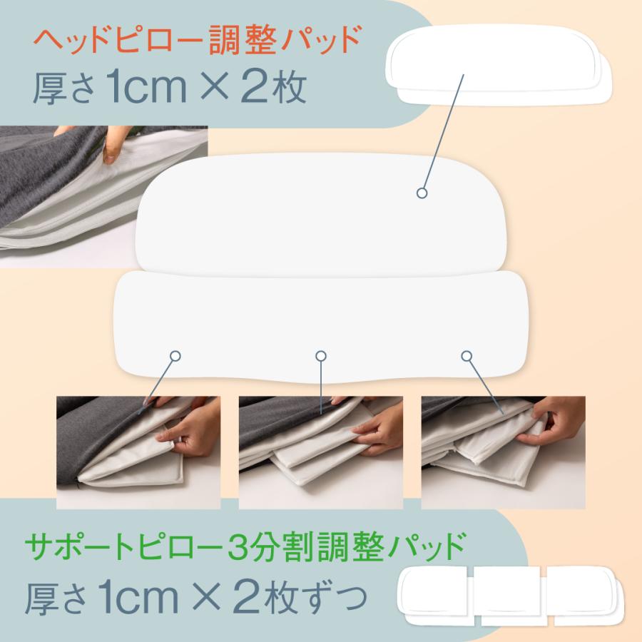 公式]【首と肩がホッとする低い枕 ローフラット】 枕 ピロー 首 肩