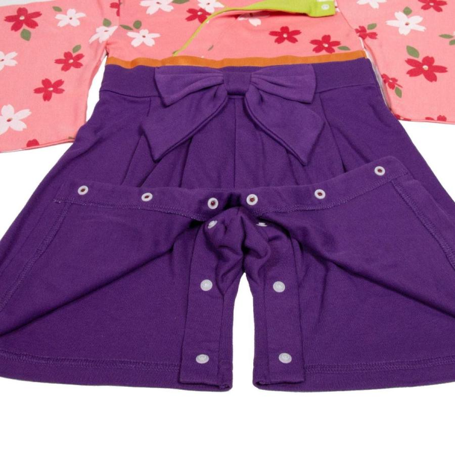 キョウエツ 袴ロンパース ロンパース ベビー 袴 女の子 70 桜 ピンク Bigwatchbuyers Com