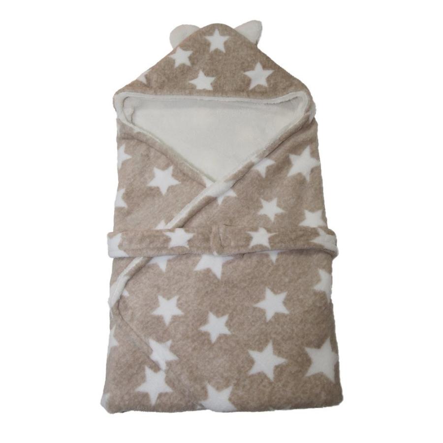 Schlegel おくるみ クマ ベビー 新生児 フリース 生地 あったか ふわふわ ブランケット 星柄 出産祝い 秋 冬 星柄ブラウン Www Antoniodomingo Es