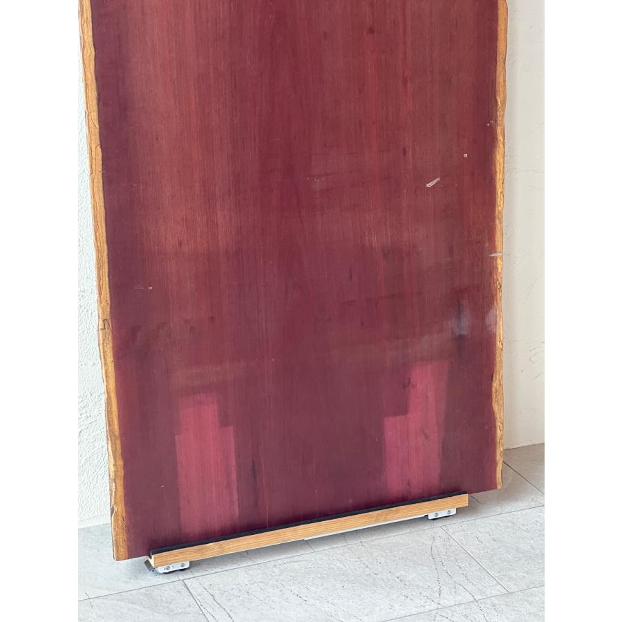 【オーダーメイド】パープルハート 一枚板 高周波プレス済み Lサイズ 幅：約2100mm×奥行：約870mm 厚約60mm_18