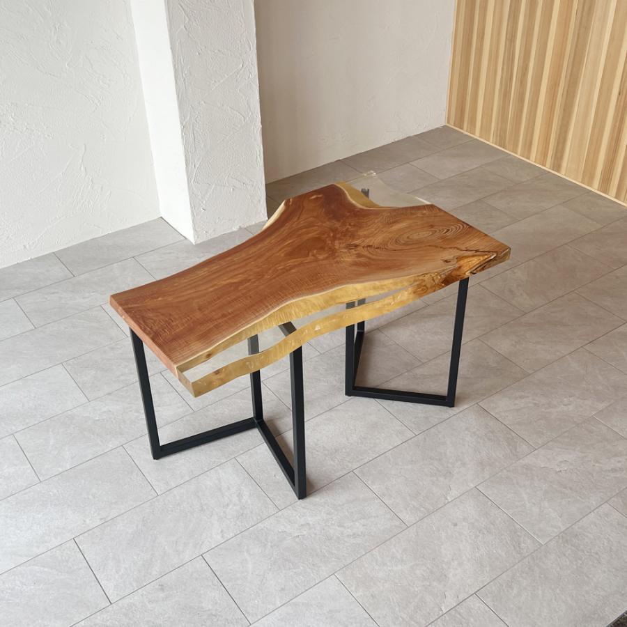 天然木 オイル樹脂塗装 長さ180cm 一枚板 センターテーブル ダイニング