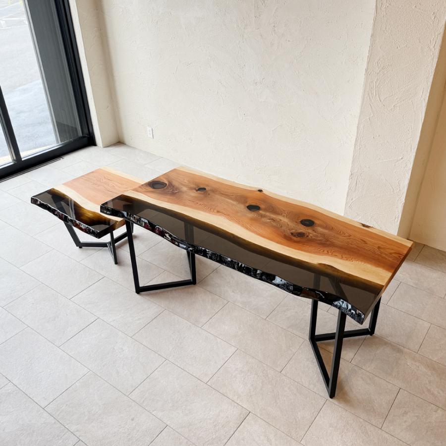 天然　杉　デスク　木材　天板　ダイニングテーブル　レジンテーブル 天然 杉 デスク 木材 天板 ダイニングテーブル レジンテーブル 一点