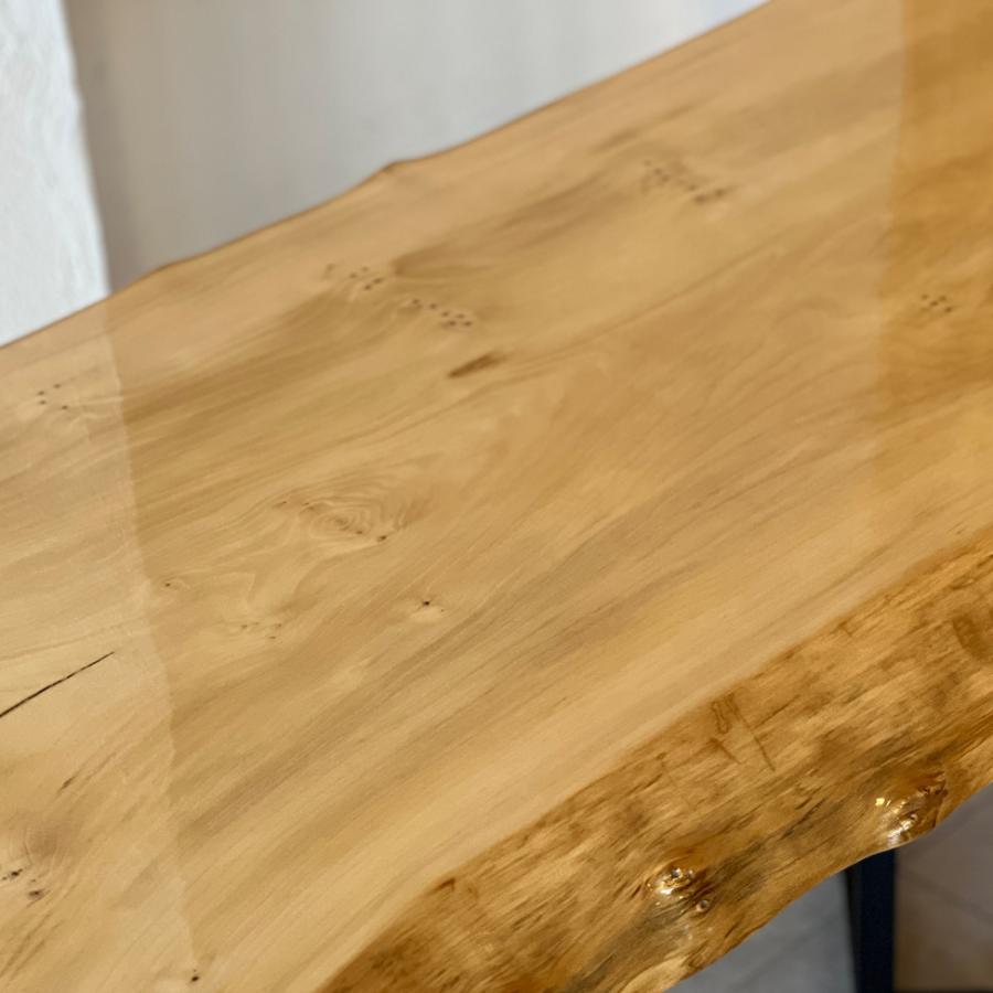 一点もの】イチョウ 銀杏 カウンター ダイニングテーブル 一枚板