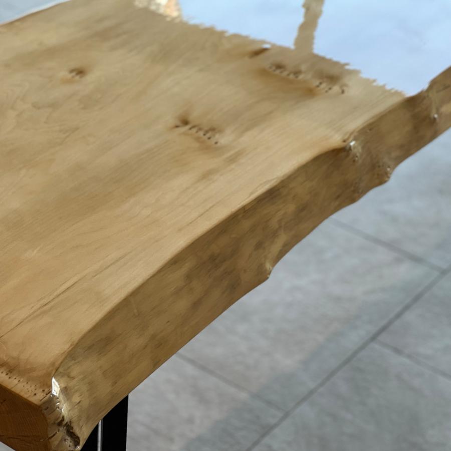 一点もの】イチョウ 銀杏 カウンター ダイニングテーブル 一枚板