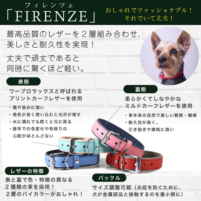 ドイツ製 高級本革首輪 Das Lederband レダーバンド 「Firenze