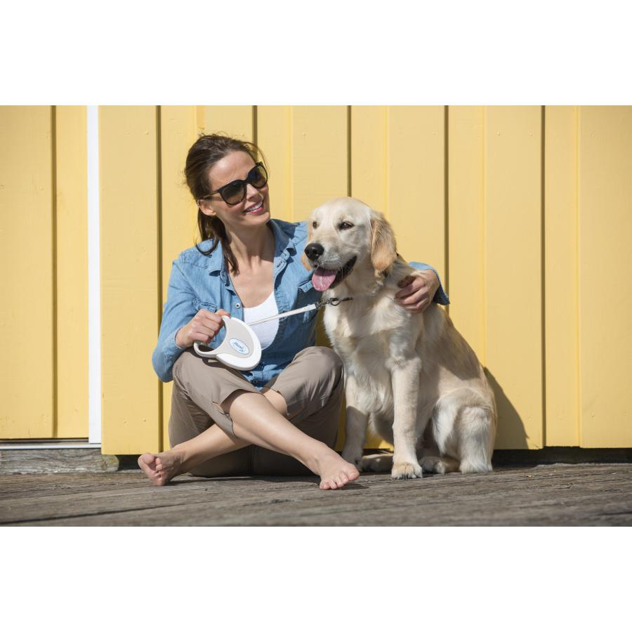 かぼすflexi Fashion Sサイズ リード ヒョウ柄 3m flexi（フレキシ） フレキシリード 伸縮リード 小型犬 Style スタイル