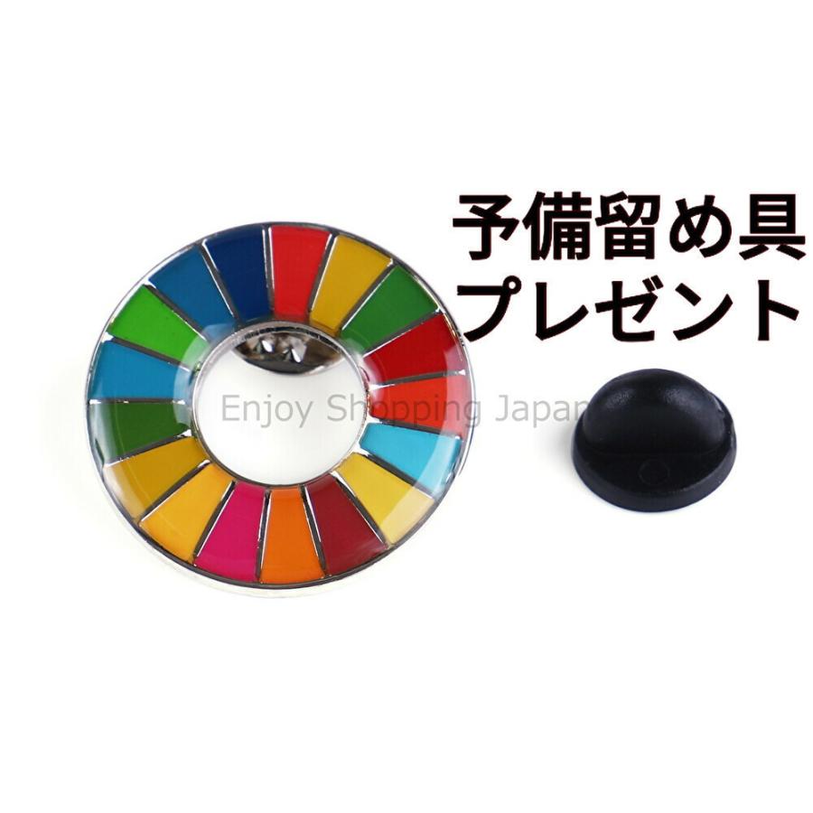 人気❣️バッジ SDGs 国連 バッジ ミラーコーティング 丸み仕上げ