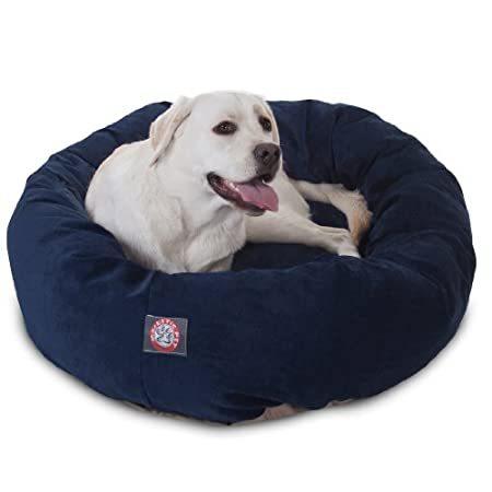 売り出し値下 40 Inch Navy Villa Collection Micro Velvet Bagel Dog Bed By Majestic Pet Pr オンラインストア販促品 Ssl Daikyogo Or Jp