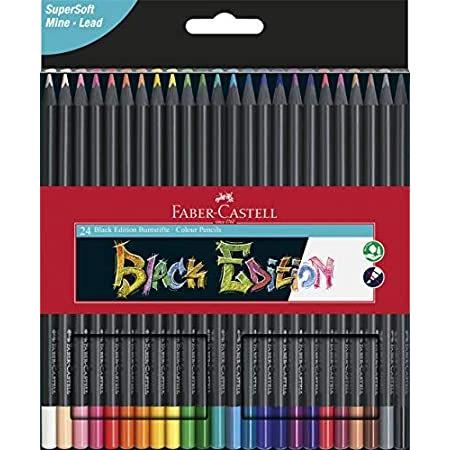 【新作からSALEアイテム等お得な商品満載】 Edition Black - Pencils Colouring Faber-Castell - o Pack - Colours Assorted その他インテリア雑貨、小物