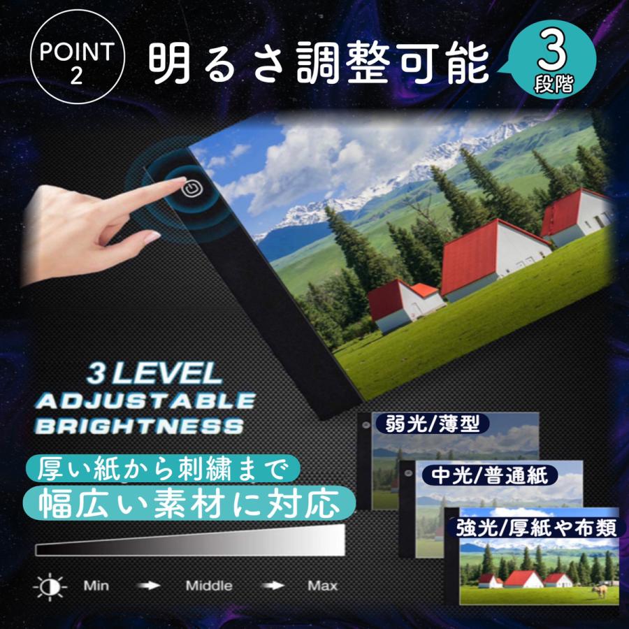 トレース台 ライトテーブル A4 LED ダイヤモンドアート 光る ト