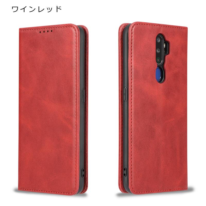 OPPO A5 2020 ケース オッポA5 スマホケース 手帳型 ヴィンテージ